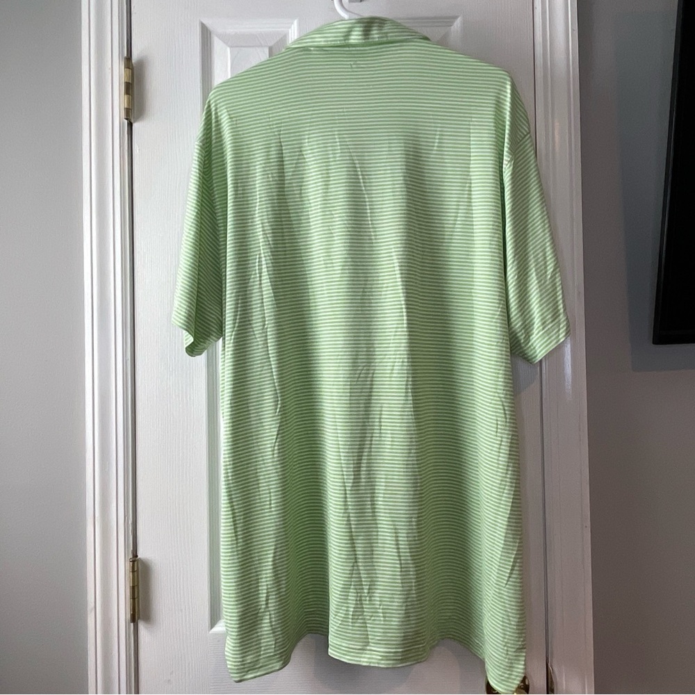 Puma Polo Shirt Mens XXL Striped Golf Short Sleeve Logo Lightweight Collared - Picture 6 of 16